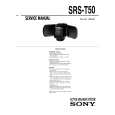 SONY SRS-T50 Service Manual cover photo