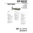 SONY DVPNC675P Service Manual cover photo