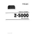 TEAC Z-5000 Service Manual cover photo