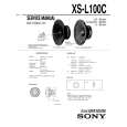 SONY XSL100C Service Manual cover photo