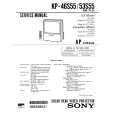 SONY KP-46S55 Owner's Manual cover photo