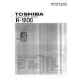 TOSHIBA R1200 Service Manual cover photo