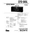 SONY CFD565L Service Manual cover photo