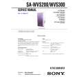 SONY SAWVS200 Service Manual cover photo