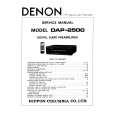 DENON DAP2500 Service Manual cover photo