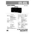 SONY CFD455L Service Manual cover photo