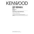KENWOOD XD251 Owner's Manual cover photo