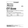 PIONEER CT-S330 Service Manual cover photo