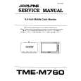 ALPINE TMEM760 Service Manual cover photo