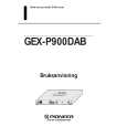PIONEER GEX-P900DAB Owner's Manual cover photo