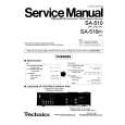 TECHNICS SA510/K Service Manual cover photo