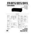 SONY STRGX215 Service Manual cover photo