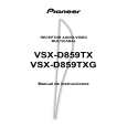 PIONEER VSX-D859TX(G) Owner's Manual cover photo