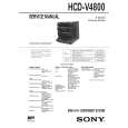 SONY HCDV4800 Service Manual cover photo