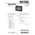 SONY WMFX855 Service Manual cover photo