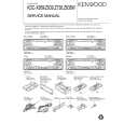 KENWOOD KDCZ738 Service Manual cover photo