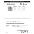 SONY KP61XBR300 Service Manual cover photo