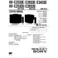 SONY KVE3433E Service Manual cover photo