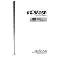 KENWOOD KX-880SR Owner's Manual cover photo