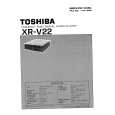 TOSHIBA XRV22 Service Manual cover photo