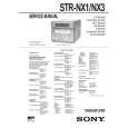 SONY STRNX1 Service Manual cover photo