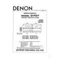 DENON UDRF07 Service Manual cover photo