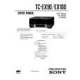 SONY TCEX100 Service Manual cover photo
