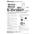 PIONEER S-DV360T/XTW/EW5 Service Manual cover photo