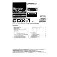 PIONEER CDX-1 Service Manual cover photo