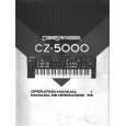 CASIO CZ5000 Owner's Manual cover photo