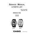 CASIO QW1698 Service Manual cover photo