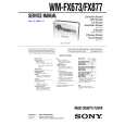 SONY WMFX673 Service Manual cover photo