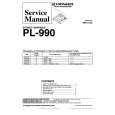 PIONEER PL990 Service Manual cover photo