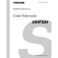 TOSHIBA 34HFX84 Service Manual cover photo