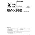 PIONEER GM-X952/XR/ES Service Manual cover photo