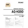 TEAC AGH350 Service Manual cover photo