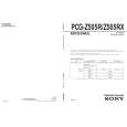 SONY PCGZ505RX Service Manual cover photo