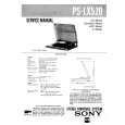 SONY PSLX520 Service Manual cover photo
