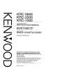KENWOOD KRC2006 Owner's Manual cover photo