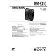 SONY WMEX10 Service Manual cover photo