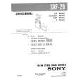 SONY SRF29 Parts Catalog cover photo