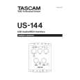 TEAC US-144 Owner's Manual cover photo