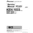 PIONEER KEH-1032/XM/EW Service Manual cover photo