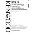 KENWOOD DPC41 Owner's Manual cover photo