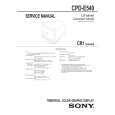 SONY CPDE540 Service Manual cover photo