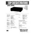 SONY CDPC700 Service Manual cover photo