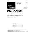 PIONEER CJ-V55 KUC Service Manual cover photo
