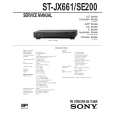 SONY ST-JX661 Service Manual cover photo