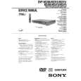 SONY DVPNS305 Service Manual cover photo