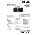 SONY CFD515 Service Manual cover photo
